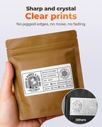 MUNBYN 4” X 2” Direct Thermal Labels, Thermal Printer Stickers, Strong Adhesive & Perforated Labels Paper for Barcode, Mailing, 500 Sheets/1 Roll