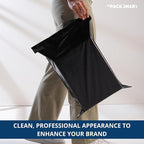 Black Plastic Poly Mailers 9"x12" | Shipping Bags for Clothing, Books & Accessories | Durable Shipping Envelopes | Waterproof and Tear-Proof with Strong Self-sealing Adhesive | 100-Pack