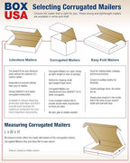 Box USA BM744 7"L x 4"W x 4"H, White (Pack of 50)