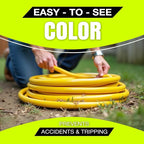 75ft Outdoor/Indoor Extension Cord 3-Outlet 12/3 Gauge Extra Heavy Duty 3 Prong SJTW, Waterproof, Flexible Cold-Resistant Long Power Cord,15A 125V 1875W, Yellow by LifeSupplyUSA