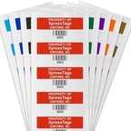 XpressTags 0.75"x1.5" Custom Asset Tags, Fixed Inventory Stickers with Barcode & Serial Number, Brushed Metalized Silver Polyester Labels - Pack Sizes 100 to 5000, Made in USA