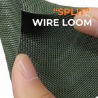 5/16 inch Split Braided Cable Management Sleeve for USB Cable Power Cord Audio Video Cable, Wire Loom Cord Protector from Cat Dog Chewing (Dark Green, 10FT)