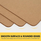 20 Pack Clipboards Bulk, Clipboards for Classroom, Letter Size (9 x 12.5 Inch) Wooden Clipboard, Hardboard Office Clipboard, Classroom Supplies