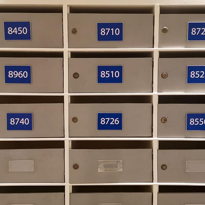 MECCANIXITY 6001 to 7000 Consecutive Number Stickers Inventory Label Black Numbers for Office Warehouse Numbering Classification