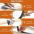 Butyl Joist Tape for Decking 2''×50', 4 Rolls Weather-Resistant Deck Joist Tape 2 inch, Waterproof and Anti-Corrosion Joists Deck Tape,Self-Adhesive Flashing Joists Tape for Wood Decks Beams Roof