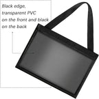Frienda 1 Piece License Plate Holder with Hanging Strap Dealer Plate Holder Test Drive Tag Bag Black Frame Cover and Bracket for Car SUV Truck