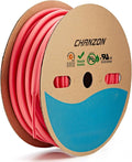 Chanzon 3:1 Ratio - 80ft Roll - Heat Shrink Tubing 5/16" (7.9mm) - Marine Grade Waterproof Adhesive Lined - (25M Total Length) Red Polyolefin Sleeving Wrap Shrinking 3 to 1 Ratio 1pcs