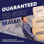 Clear Packing Tape - 6 Heavy-Duty Wrapping Tape - 110-Yard Length, 660 Total Yards 2.88-Inch Wide Strong Adhesive Rolls for Moving Boxes, Office Packaging, Storage Organization & Warehouse Shipping