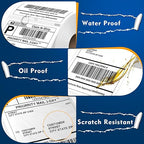 L LIKED 30 Rolls Compatible with Dymo 1744907 Internet Postage Labels 4" x 6" Shipping Labels Compatible with Rollo, DYMO 4XL & Zebra Desktop Printers (220 Labels Per Roll)