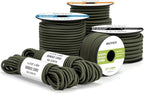 Bungee Cord Elastic Shock Cord 5/32" x 25' Bungee Rope for DIY, Tie Downs, Kayak and Outdoor - Army Green