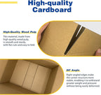 30 Pack 8x6x4 inches Small Shipping Boxes Brown Corrugated Cardboard Boxes for Packing, Mailing, Moving, Business