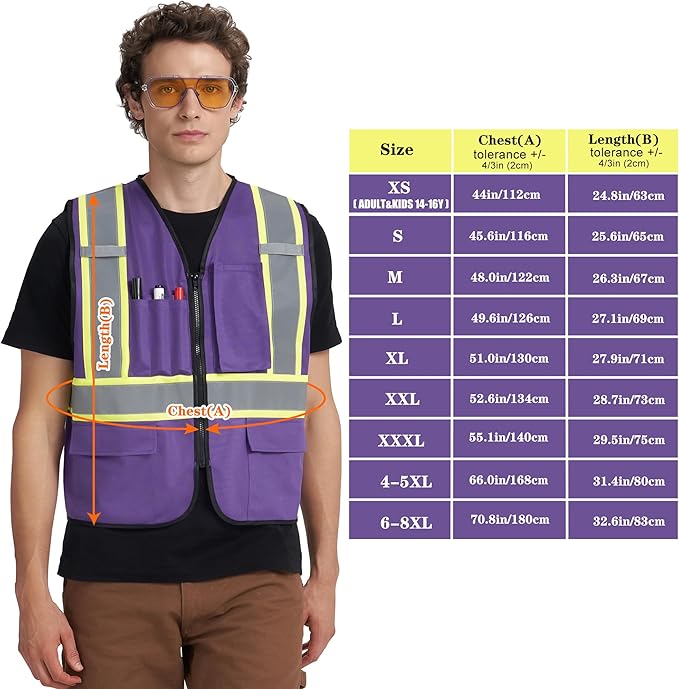 A-KSAFETY Custom High Visibility Reflective Safety Vest with logo