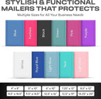 Black 12.5x19.5 Inch Large Poly Bubble Mailers #6 | Padded Envelopes with Self Seal | Air Lined Cushioned Bubble Mailer | Usable Size 12.5x15 | 100 Pack Bulk | Lightweight shipping Bags