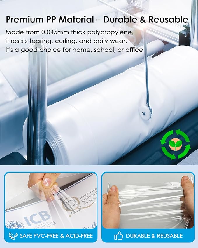 KTRIO 230 Pack Sheet Protectors 8.5 x 11 inch, Clear Page Protector for 3 Ring Binder, Plastic Sleeves for Binders, Top Loading Paper Sheets Document Sleeve Letter Size, Office & Home