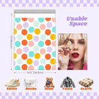 Metronic Poly Mailers 14.5x19 Inch 500pc Shipping Bags for Clothes,Self Adhesive Shipping Envelopes for Small Business,Waterproof Mailers Poly Bags for Shipping,Packaging Mailing Bags Color Polka Dots