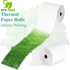 3 1/8" x 230' Thermal Paper Receipt Rolls, Premium Quality Thermal Printer Paper Compatible with Most POS Systems, Cash Registers,Credit Card Paper（20Rolls）