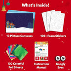 Skillmatics Foil Fun – Mess-Free Holiday Art & Craft Kit for Kids, DIY Creative Activity, Travel Game, Stocking Stuffer & Christmas Gift for Boys & Girls Ages 4, 5, 6, 7, 8, 9