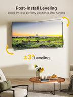 monTEK Long Arm TV Wall Mount for Most 23-65 Inch TVs, 37 Inch Long Extension TV Mount Swivel and Tilt, Full Motion Wall Mount Tv Bracket Fit Max VESA 400 x 400mm, Up to 77 lbs