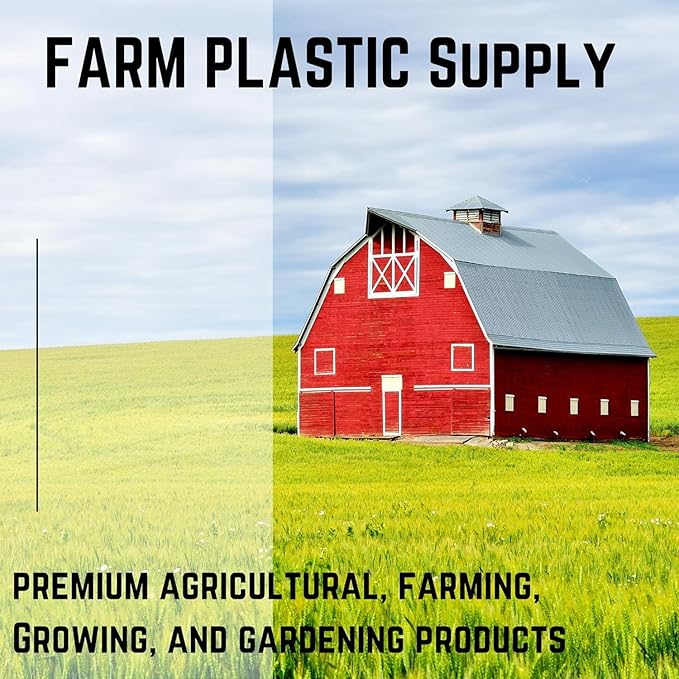 Farm Plastic Supply - Black Pallet Covers - 3 Mil - (55" x 53" x 75") - Heavy Duty Construction Grade Strength Pallet Bags, Pallet Covers, Polyethylene Pallet Bags, and Pallet Storage (5 Pack)