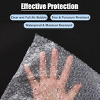 10 Pack 26 * 30 Inch Extra Large Bubble Pouches Clear Bubble Pouch Wrap Bags for Packing Shockproof Cushioning Wrap Bag for Shipping Moving Fragile Dishes China Plates Painting Fragile Items