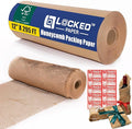 Honeycomb Packing Paper Roll 12" x 295 FT with Fragile Stickers– Biodegradable Cushioning Wrap for Moving, Shipping & Gift Wrapping – 100% Recyclable, FSC Certified Eco-Friendly Packaging