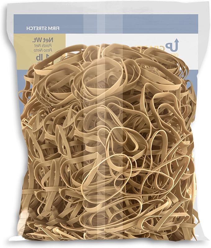 Upgrade Rubber Bands, Size 64, 1 lb Bags, 2-Pack, Made in USA