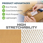 HexcelPack HexaFil Honeycomb Packing Paper - Eco-Friendly, Sustainable Filler for Shipping and Moving, Cushioned Packing Material in Dispenser Box, Alternative to Bubble Wrap - White, 12" x 1700'