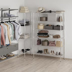 18" Deep x 48" Wide x 74" Height Wire Shelving Kit | 6-Tier | NSF Commercial Storage Rack Unit