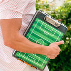 Dexas Clearview Clipcase Dry Erase clipboard, 13.75 x 9.5 Inch, Orange. See papers clearly outdoors, stay organized and dry. Ideal for coaching, teaching, homeschooling, art, trades, and medical pros.