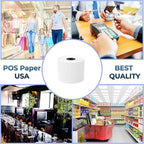 2 1/4" x 150' Thermal Paper (50 Rolls/Case) - BPA Free