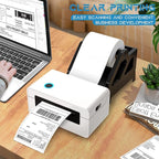 MFLABEL 4x6 Thermal Shipping Labels - 2 Rolls of 250, Perforated & Smudge-Proof Direct Thermal Labels Compatible with Rollo, Zebra, for Amazon UPS FedEx Shopify