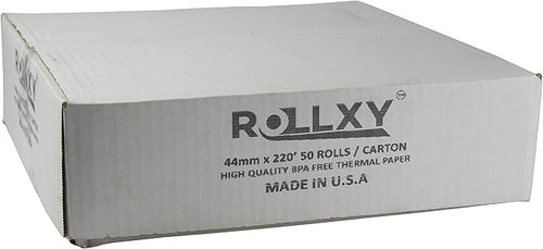 1 3/4" (44mm) X 220' Thermal Paper (50 Rolls) …