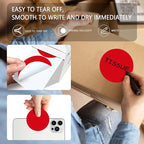 PARLAIM 3" Diameter Round Red Color Coding Sticker, 4 Rolls 2000PCS Circle Dot Label,Permanent for Inventory Box Labeling