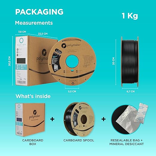 Polymaker PolyLite Pink 3D Printer PETG Filament 1.75mm 1kg, Legacy PETG Formula, +- 0.03mm Dimensional Accuracy, Reliable Everyday Filament, Strong Layer Bonding, Compatible with Most 3D Printers