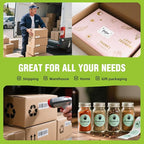 2.25"x 1.25" Direct Thermal Labels-Perforated Barcodes, Shipping Label Paper, Compatible with Zebra & Rollo Printers（1 Roll，1000 Labels/Roll）