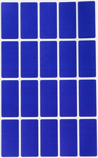 Small Rectangular Label Stickers 1.57 inch x 0.75 inch - 2160 Pack, Blue Color-Coding Labels (40mm x 19mm)