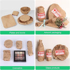 Honeycomb Packing Paper Roll - 19.68'' x 820ft, 200 Fragile Stickers Included | Wine Box, Artwork & Glassware Protector | Heavy-Duty Cushioning Wrap for Shipping, Moving & Gift Packaging