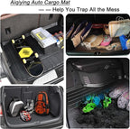 Edge/MKX Cargo Mat - Compatible with 2007-2014 Ford Edge/2007-2015 Lincoln MKX，All-Weather 3D Custom-Fit Waterproof Non-Slip Durable Odorless TPO High-Raised Lip Trunk Tray Floor Mat