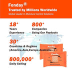 500g x 2 packs Fonday Rechargeable Silica Gel Car Dehumidifier Fast Reactivate Desiccant Bags, Large for Gun Safe Closet Basement Garage Storage Moisture Absorber