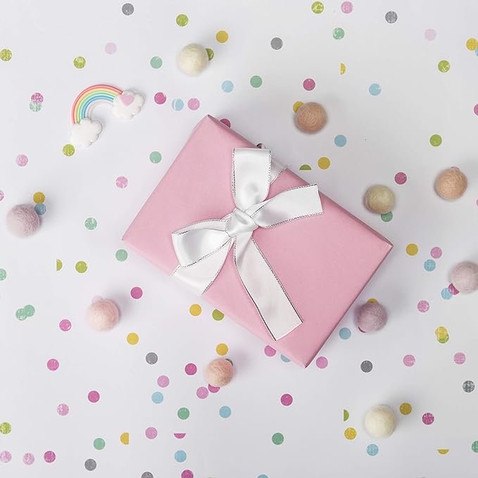RUSPEPA Pink Kraft Paper Roll - 36 inches x 100 feet - Recyclable Paper Perfect for Easter Wrapping, Craft, Packing, Floor Covering, Dunnage, Parcel, Table Runner