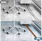 Floor Cord Covers for Wires 20FT Cable Hider Wire Cover Self Adhesive Cord Hider Floor for Offices, Homes, Workshops, Warehouses Cable Cavity 0.39" W x 0.27" H