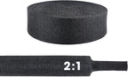 2 to 1 Heat Shrink Braided Sleeving 3/4" - 24 feet Pliable Shrinkable Fabric Sleeve for Protection Cable/Wire/Irregular Shape Hose