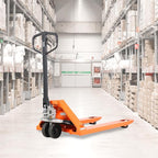 Tory Carrier Pallet Jack 5500 Lbs Capacity 48" Length x 21" Width Forks Standard Duty Pallet Trucks, Hand Truck, Manual Pallet Jack, Orange