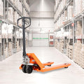 Tory Carrier Hand Pallet Jack 6600 lbs Capacity,Pallet Truck 48" Length x 27" Width Fork, Orange