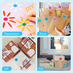 1 Inch Circle Dot Stickers 1000 PCS Color Coding Thermal Labels Dots Writable Printable Small Round Stickers for Office, Classroom, Inventory, Garage, Organizing Storage, DIY, Sky Blue
