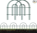 Decorative Garden Folding Border Fence, Metal Wire Edging Flower Fence Panel 18in X20ft Outdoor Patio Landscape