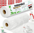 Honeycomb Packing Paper, 12"x150' White | Perforated Honeycomb Packing Paper Recyclable Moving Supplies for Shipping & Moving | Plastic-Free Alternative to Bubble Cushion Wrap with 36 Fragile Stickers