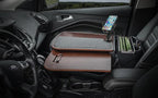 AutoExec GripMaster Car Desk for Your Vehicle Workstation and Mobile Office, Mahogany with Phone Mount