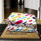 Poly Mailers 10x13 Inch 25 Pcs - Color Stripe Printed Shipping Bags, 2.4mil Thickness, Waterproof and Tear Resistant Mailing Envelopes, Self-Sealing Packaging Bags for Small Business