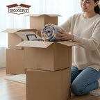 The Boxery 16"x16"x16" Brown/Kraft Corrugated Cardboard Shipping Boxes 25-Pack | Mailing, Packing, Moving & Storage for Business/Home – Durable - Eco-Friendly, Recyclable - Made in the USA